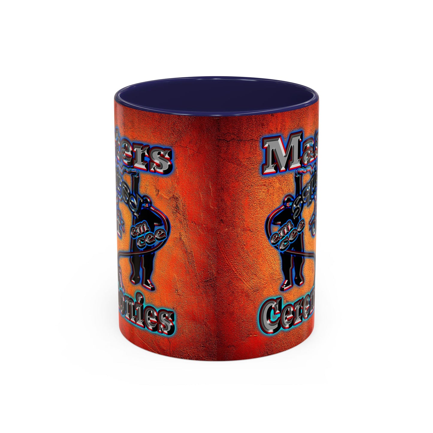 em cee squared - Accent Mug (burnt orange)