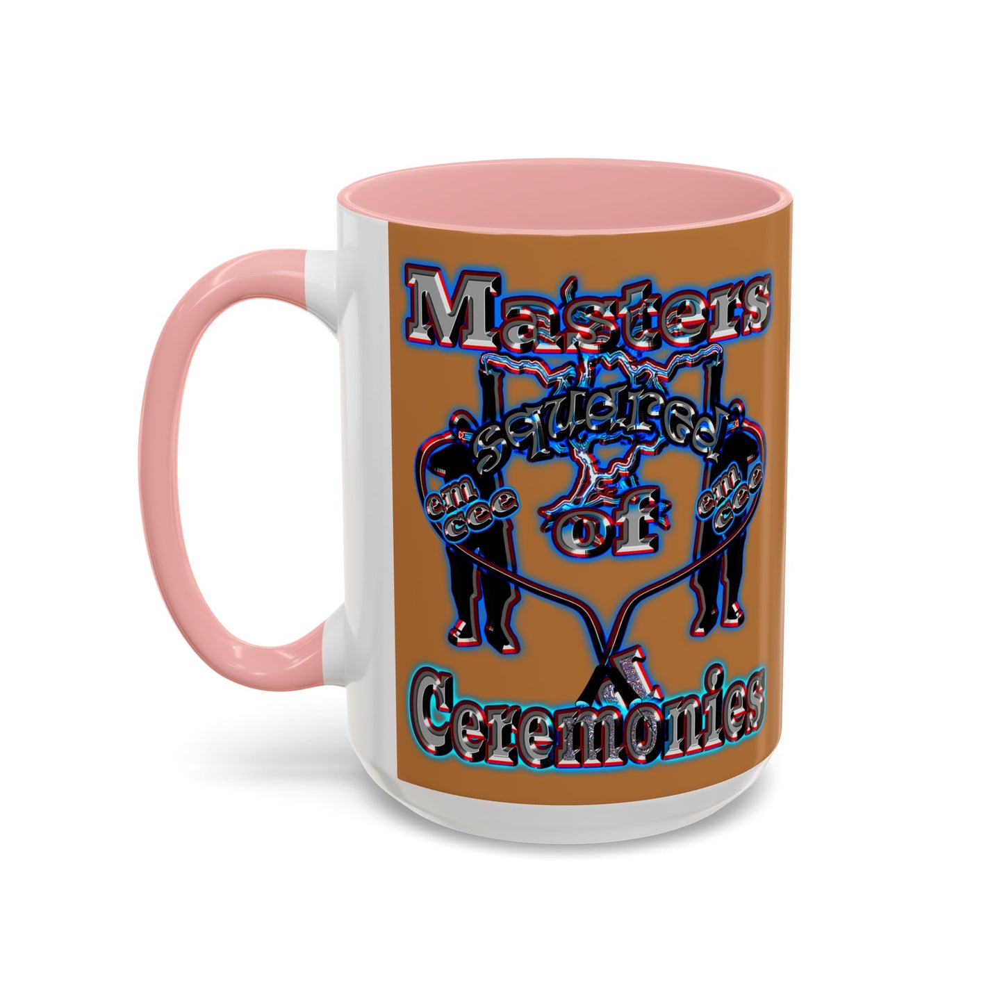 em cee squared - Accent Mug (light brown)