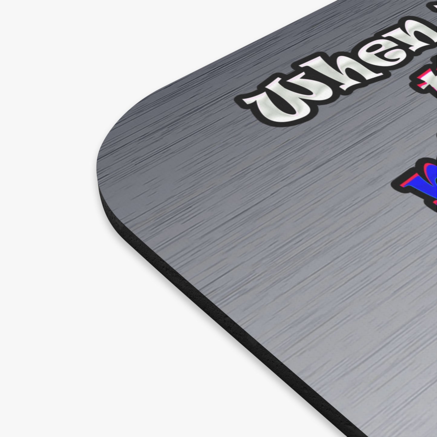 doggystyle - Mouse Pad (Rectangle) (brushed nickel)