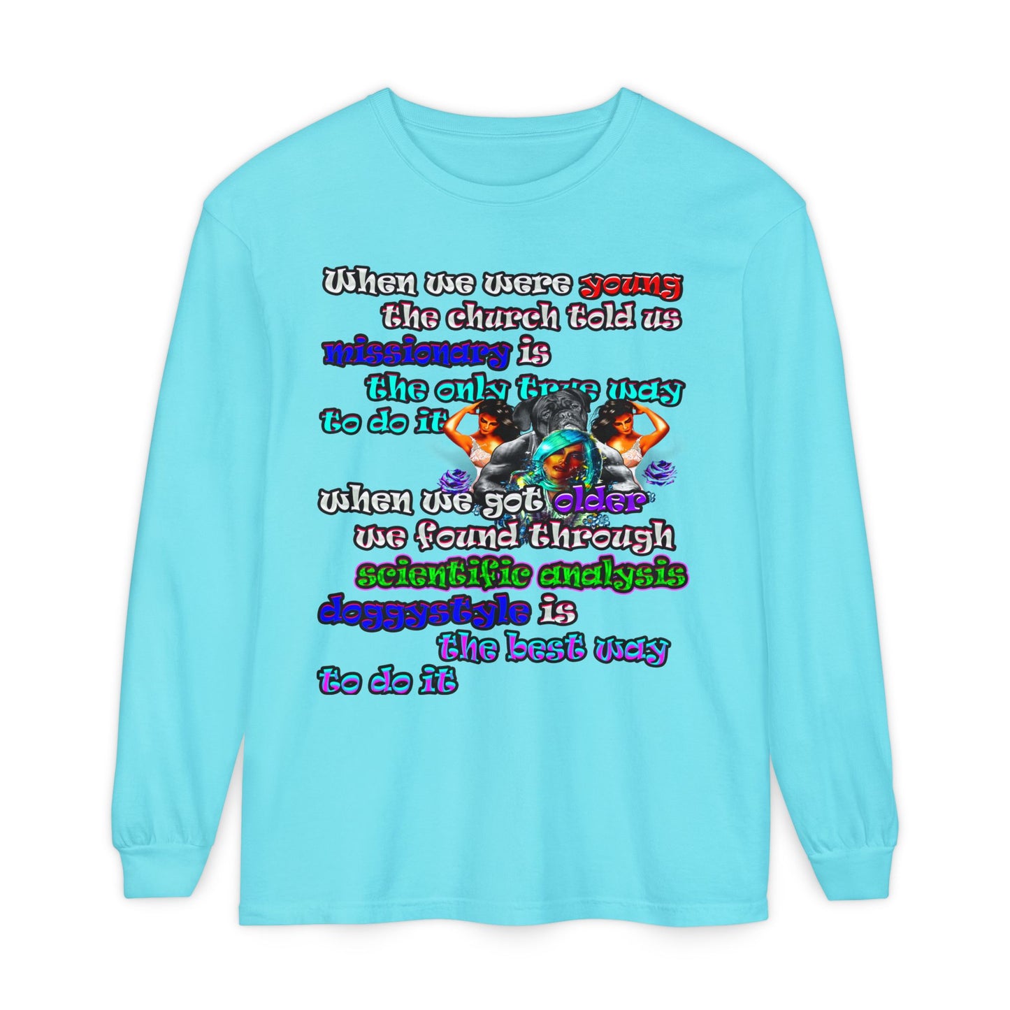 doggystyle - Unisex Garment-dyed Long Sleeve T-Shirt