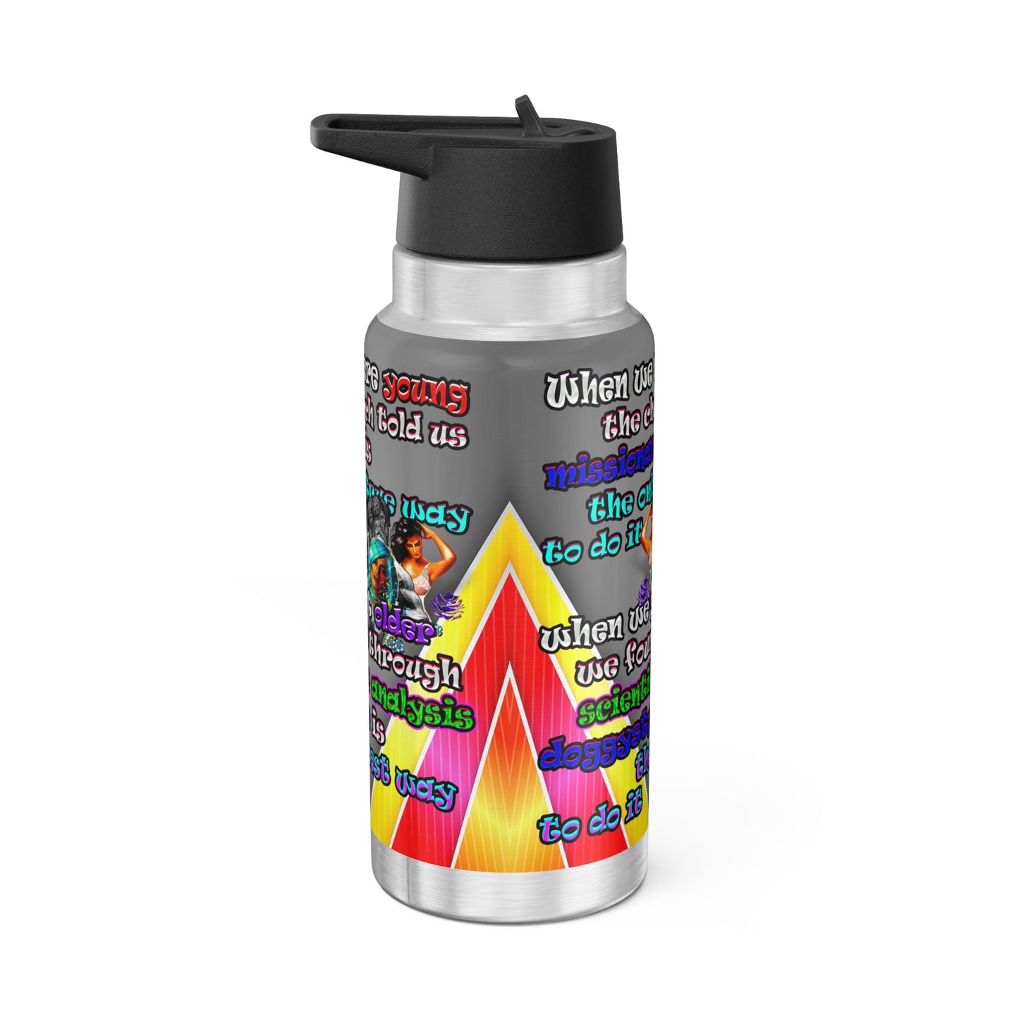 doggystyle - Gator Tumbler, 32oz  (rainbow split)