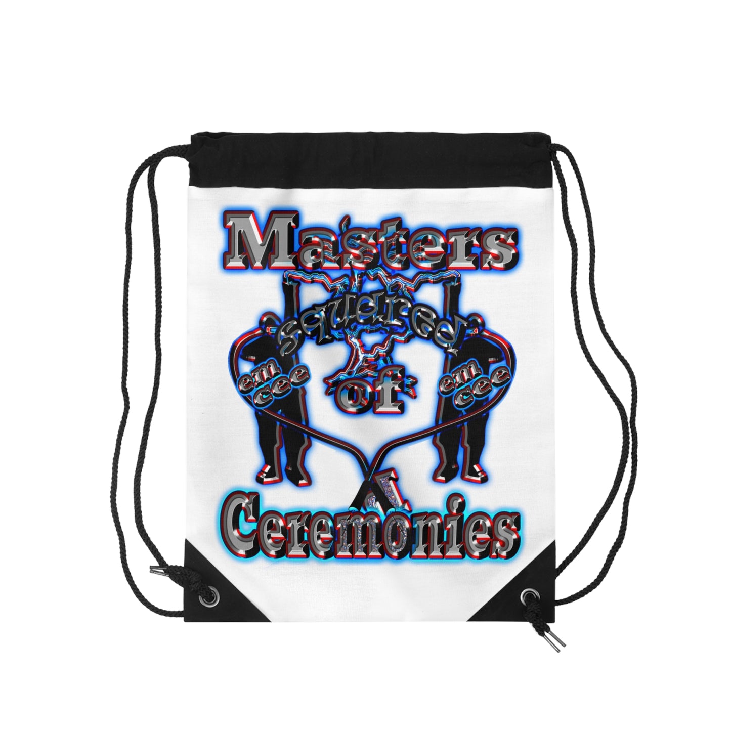 em cee squared - Drawstring Bag (white)