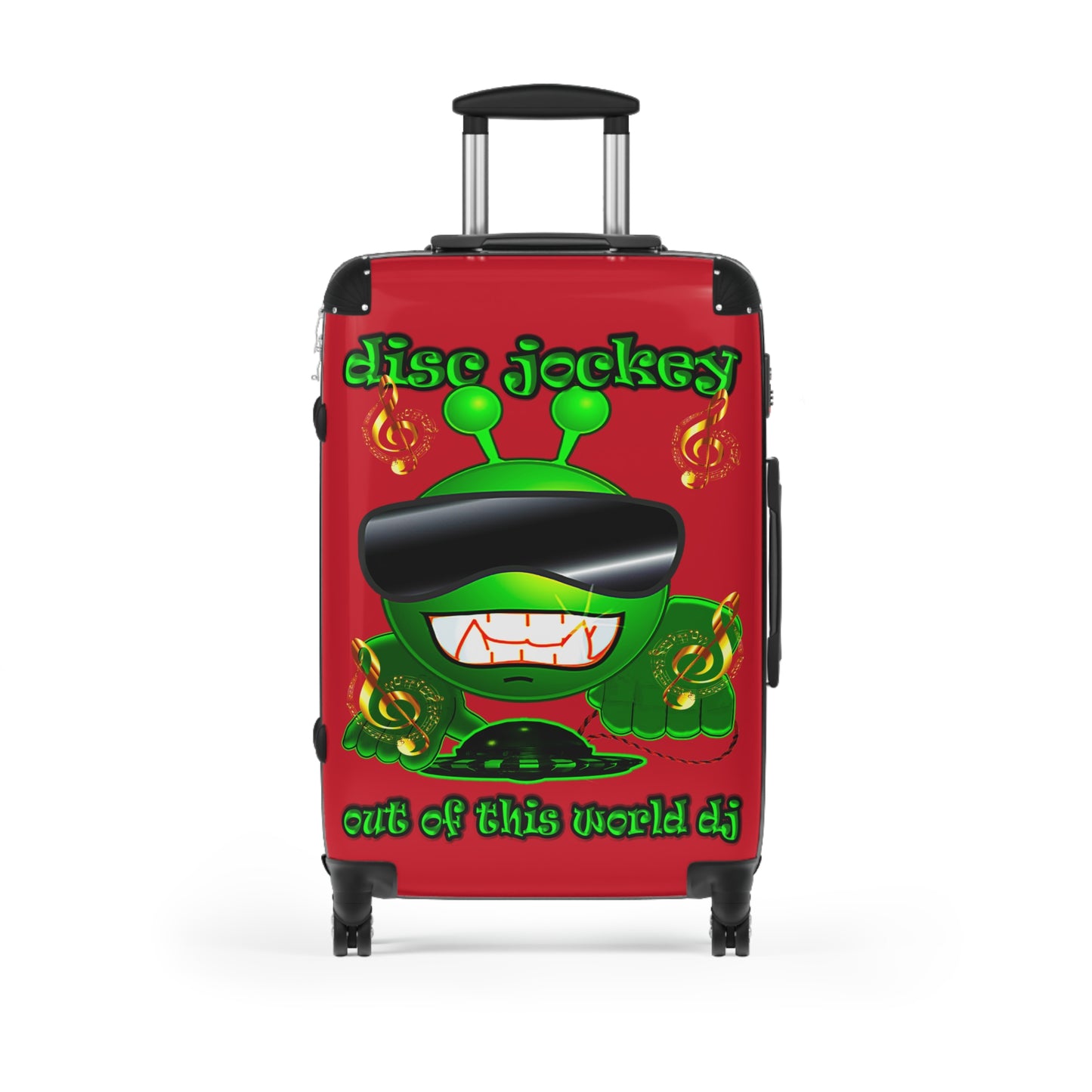 disc jockey - Suitcase (dark red)