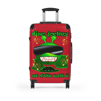 disc jockey - Suitcase (dark red)
