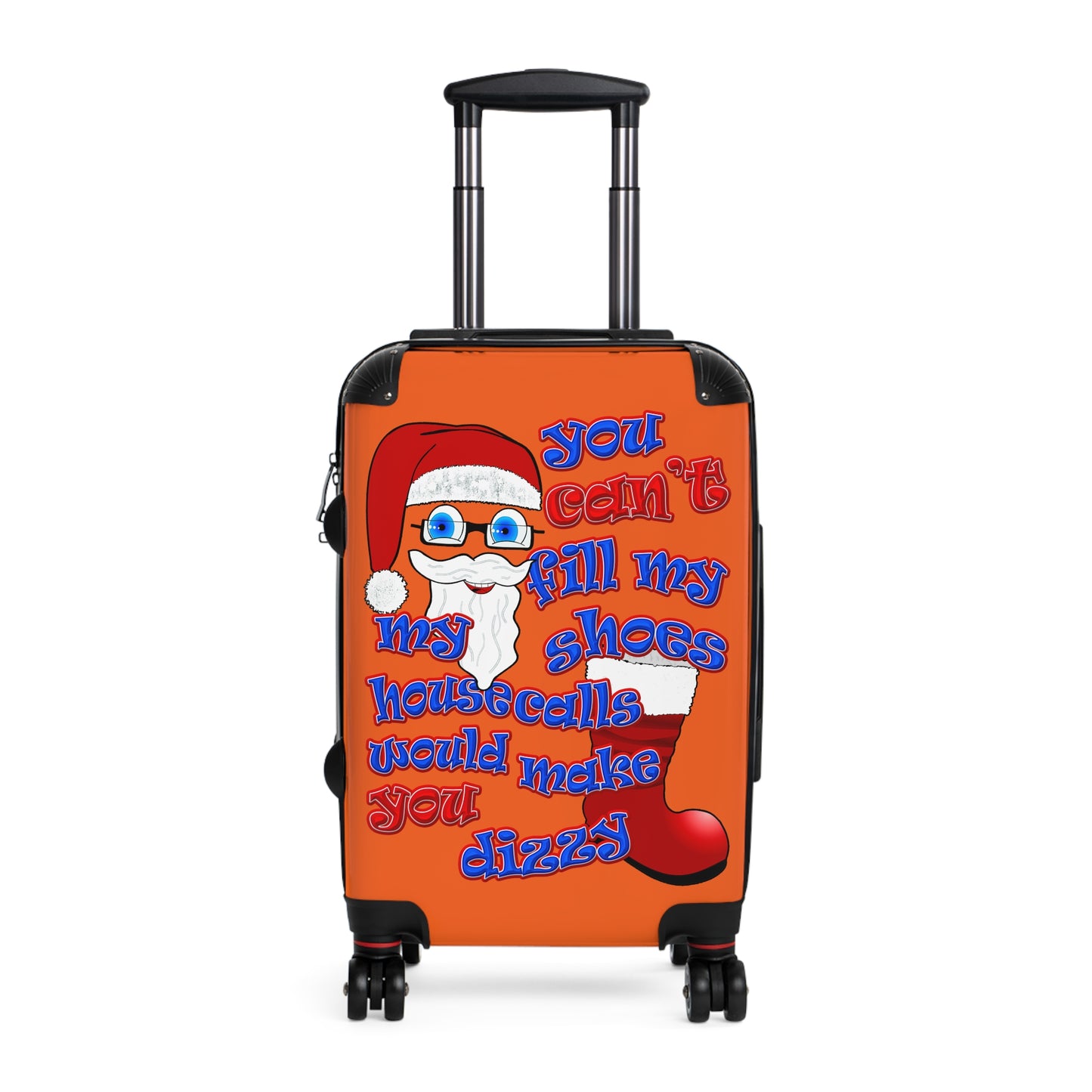 santa's shoes - Suitcase (orange)