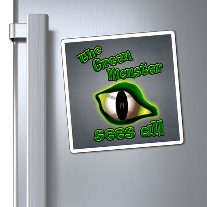 green monster - Magnets - (grey-light grey)