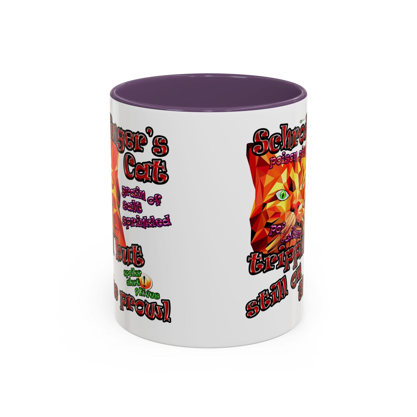 schrodinger's cat - Accent Mug (white)