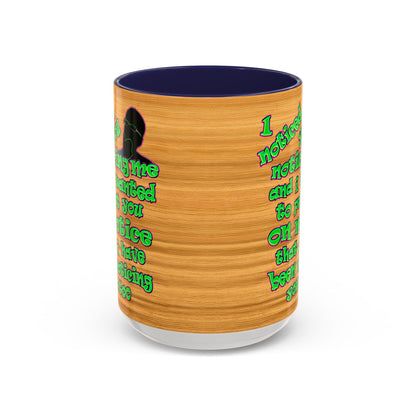 noticed you noticing - Accent Mug (butterscotch wood finish)