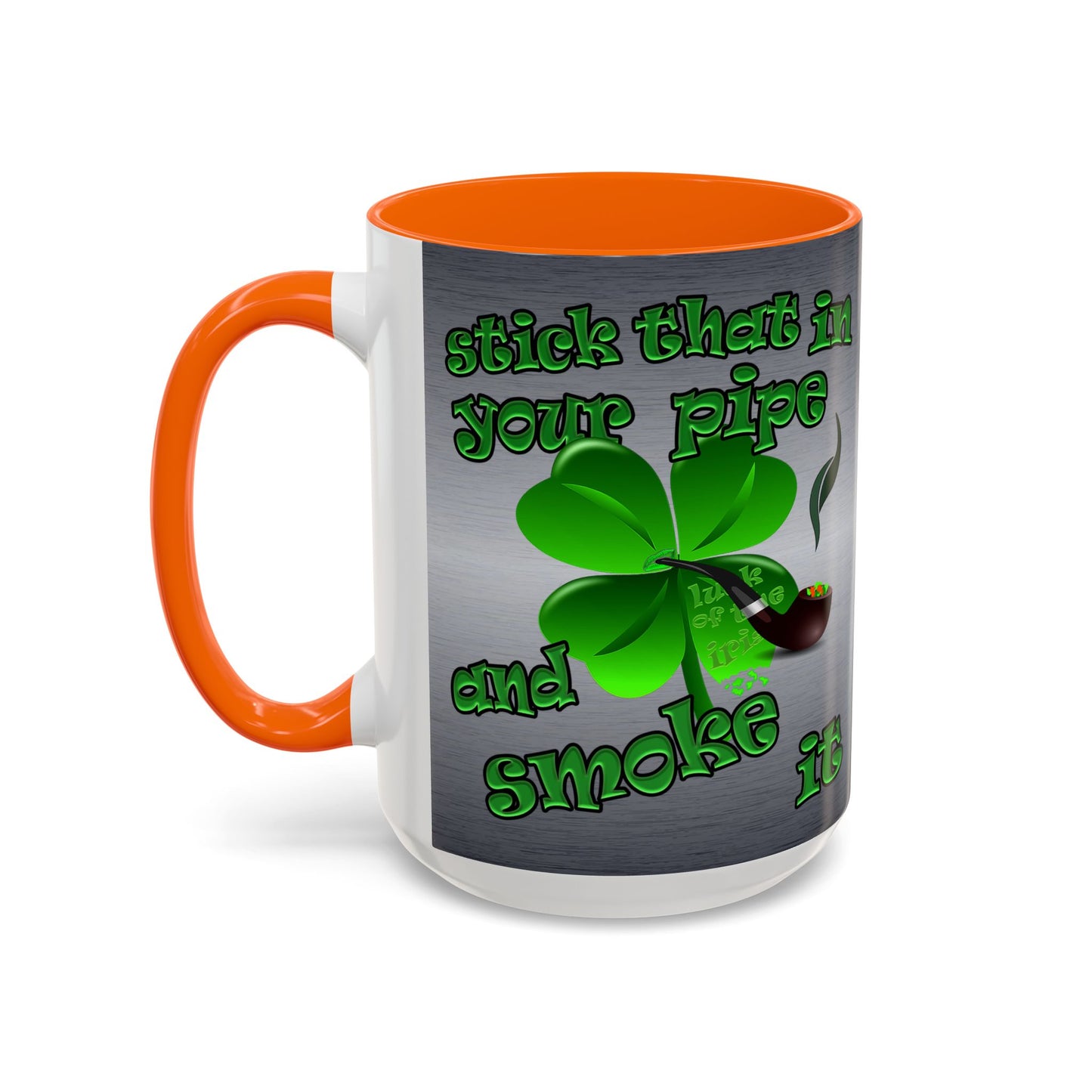 celtics logo - Accent Mug (brushed nickel)