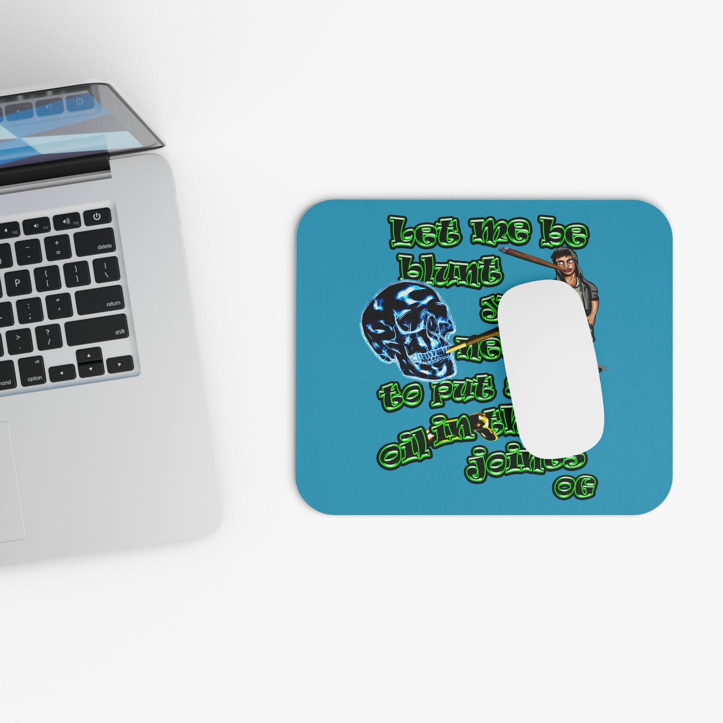 og - Mouse Pad (Rectangle) (turquoise)