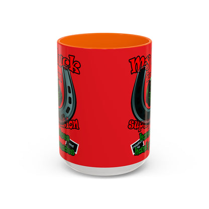my luck - Accent Mug (red)