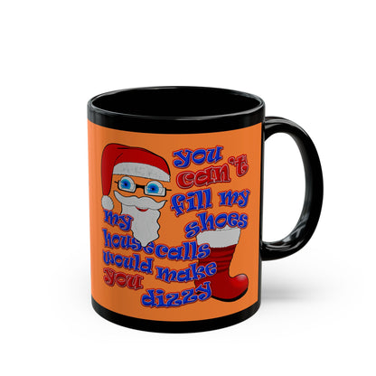 santa's shoes - Black Mug (crusta)
