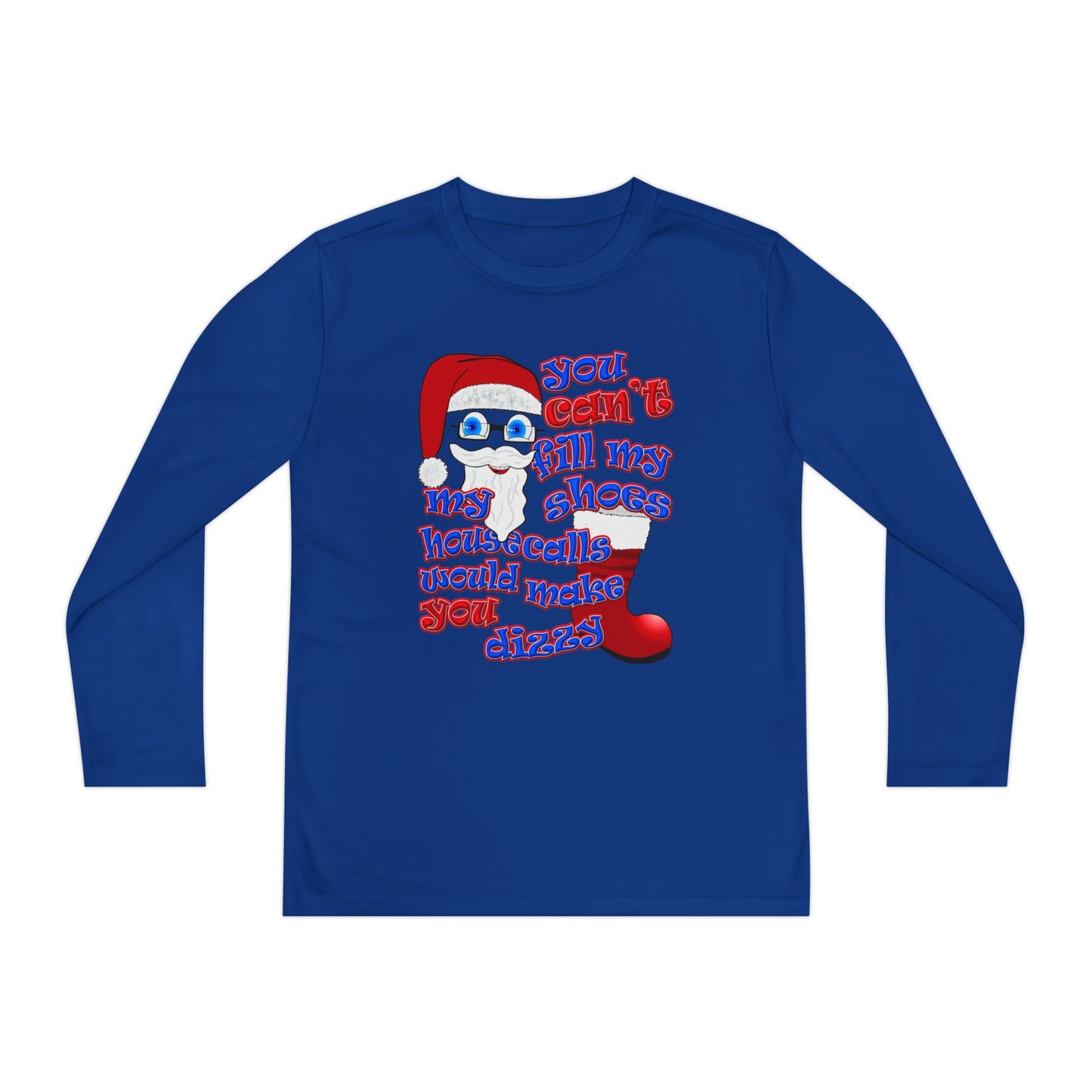 santa's shoes - Youth Long Sleeve Competitor Tee