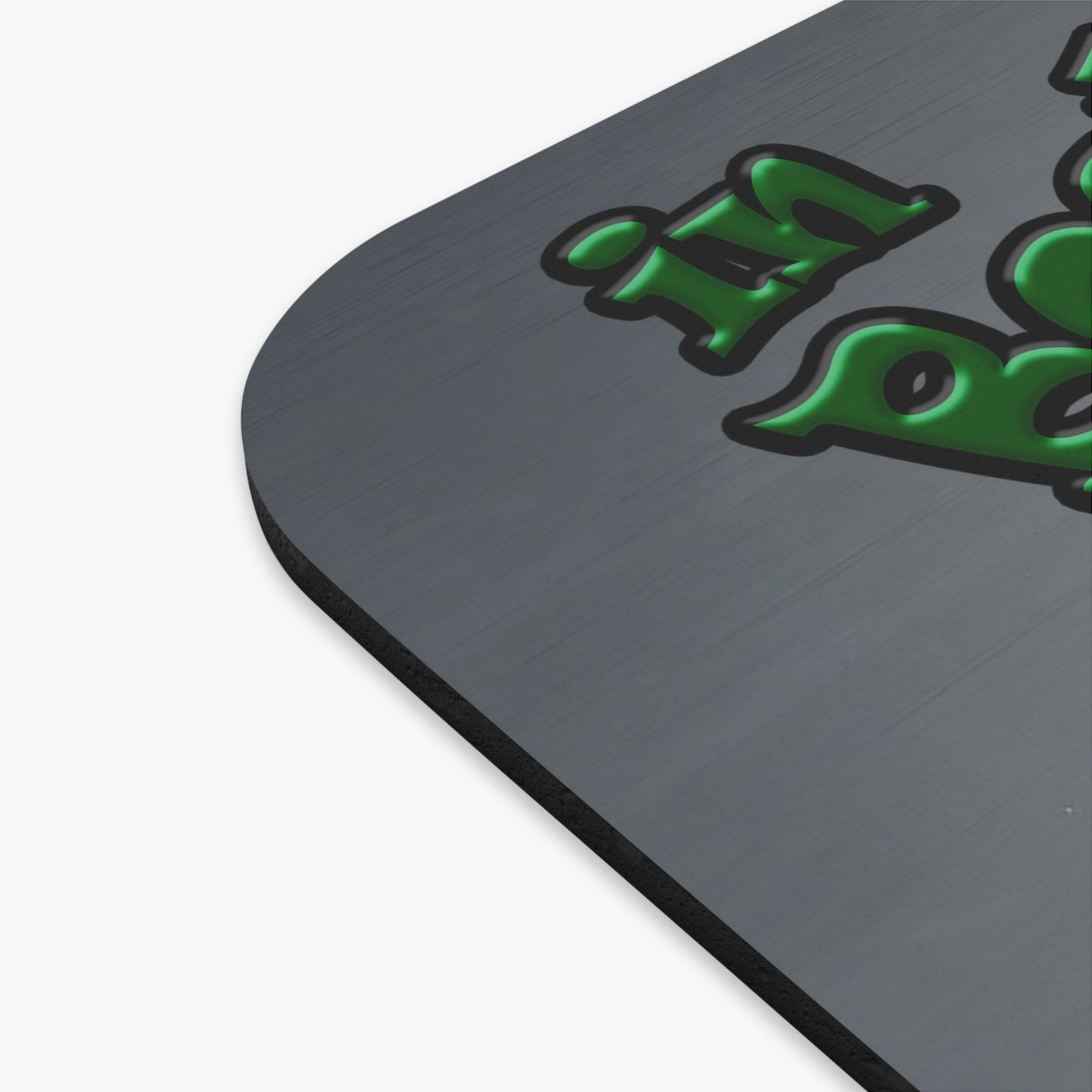 celtics logo - Mouse Pad (Rectangle) (grey-light grey)