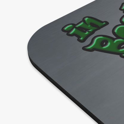celtics logo - Mouse Pad (Rectangle) (grey-light grey)