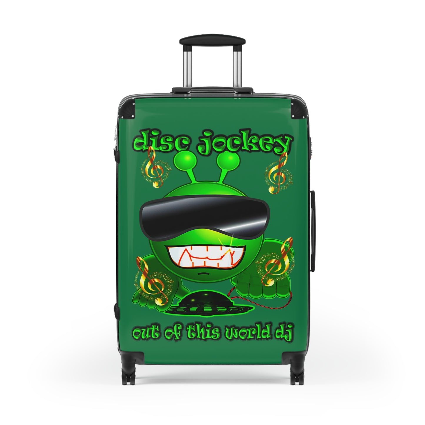 disc jockey - Suitcase (dark green)