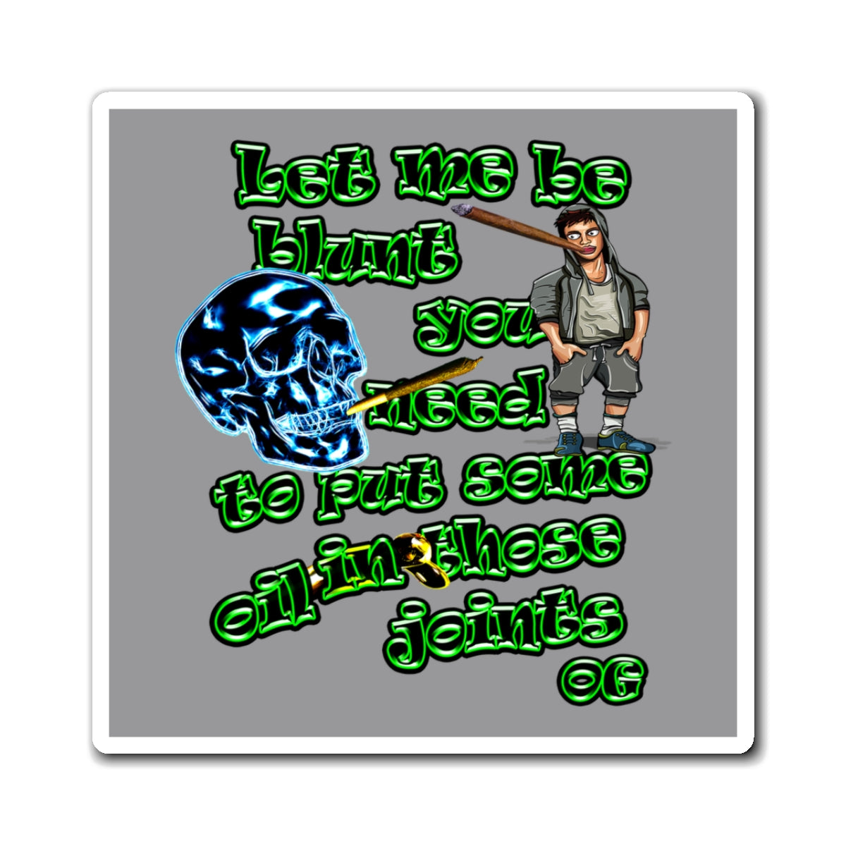 og - Magnets - (grey)