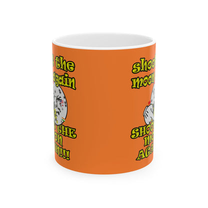 shoot the moon again - White Mug (crusta)