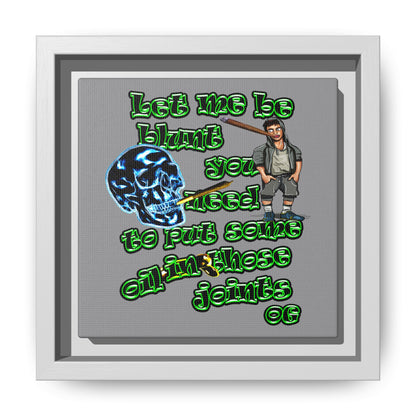 og - framed canvas art (grey)