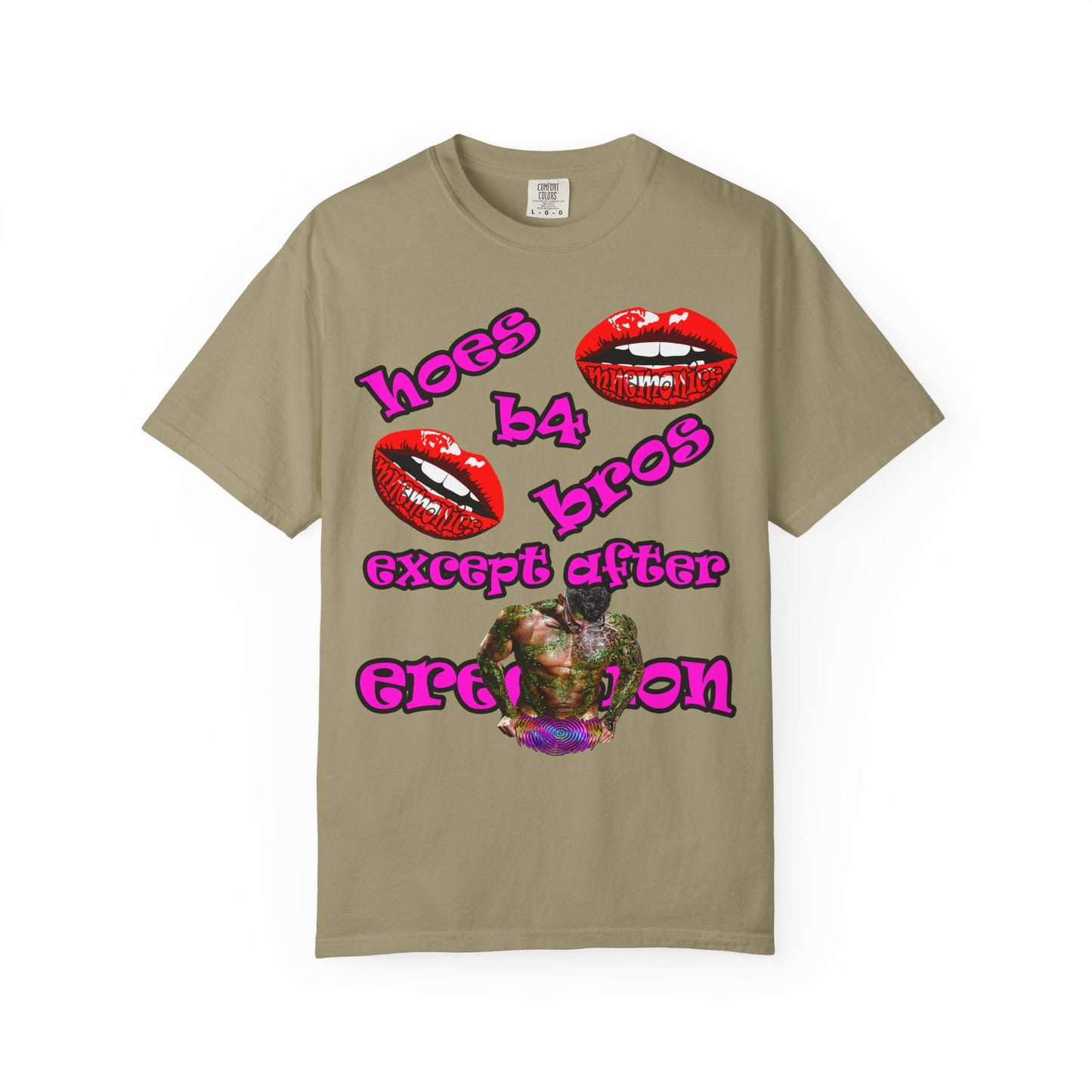 hoes b4 bros - Unisex Garment-Dyed T-shirt