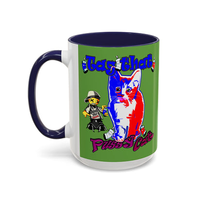 tag that - Accent Mug (green)