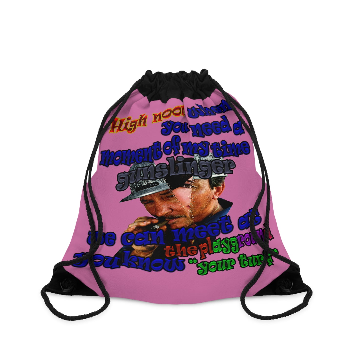 high noon - Drawstring Bag (light pink)
