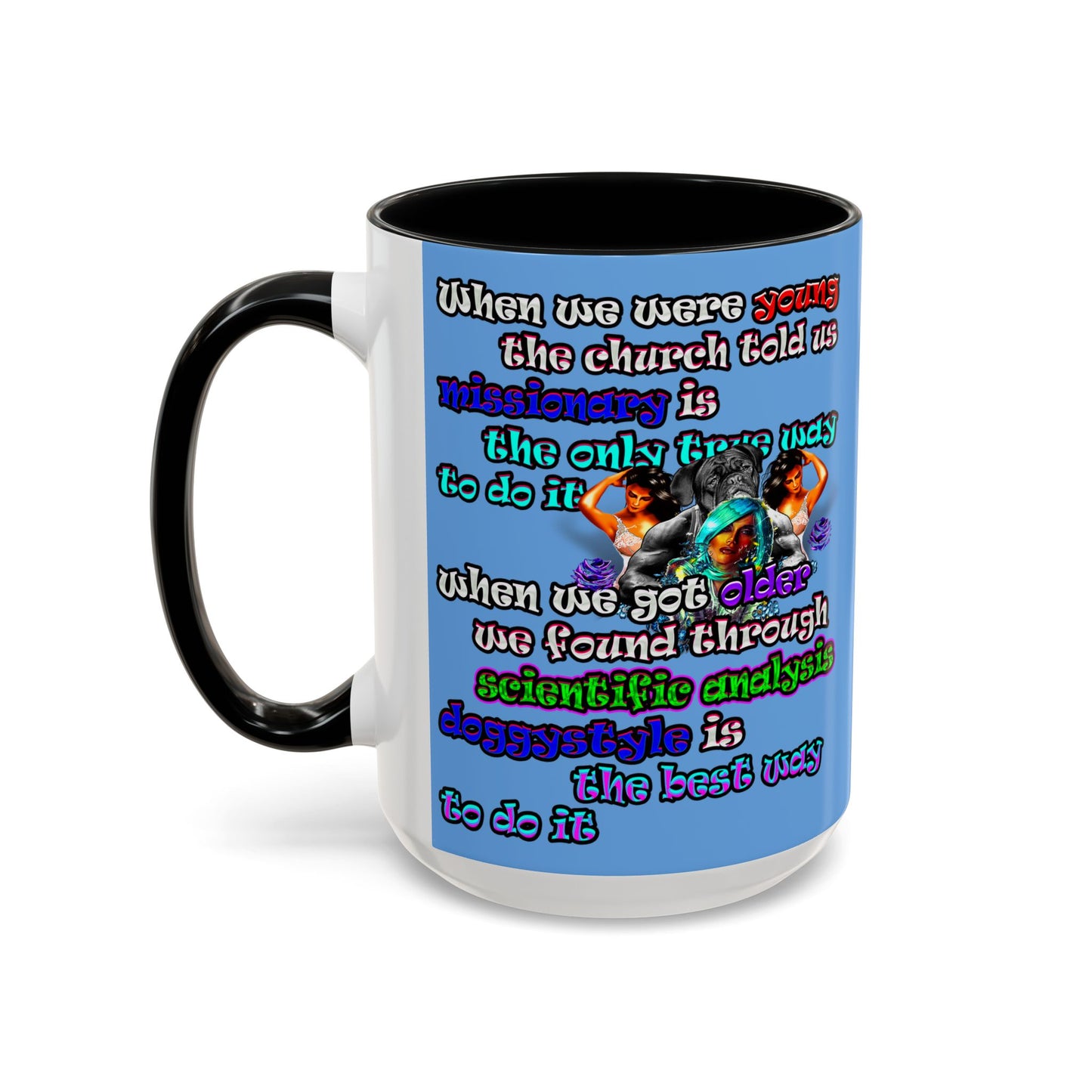 doggystyle - Accent Mug (light blue)