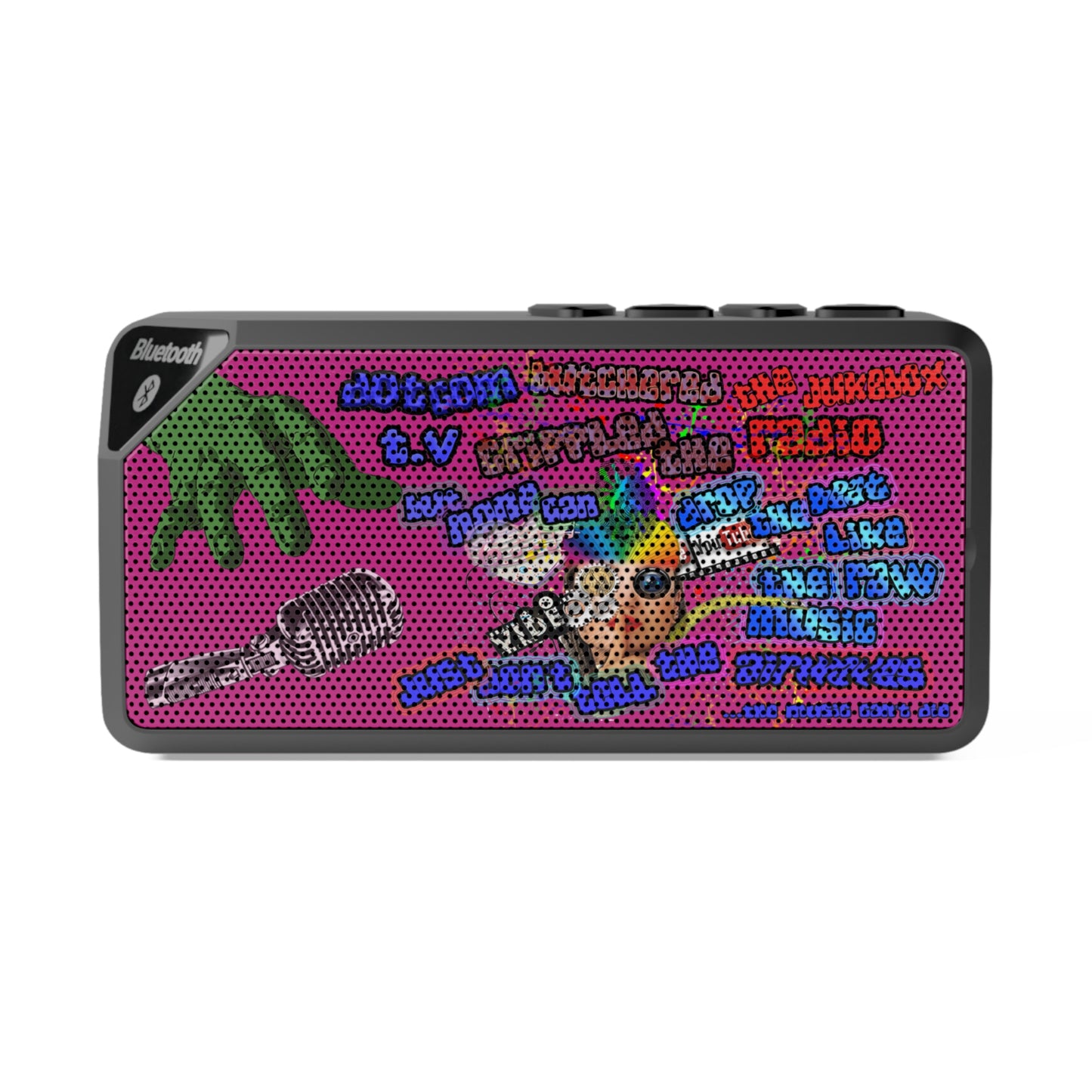 drop the beat - Jabba Bluetooth Speaker (pink)