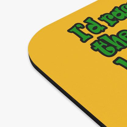 turtle race - Mouse Pad (Rectangle) (yellow)