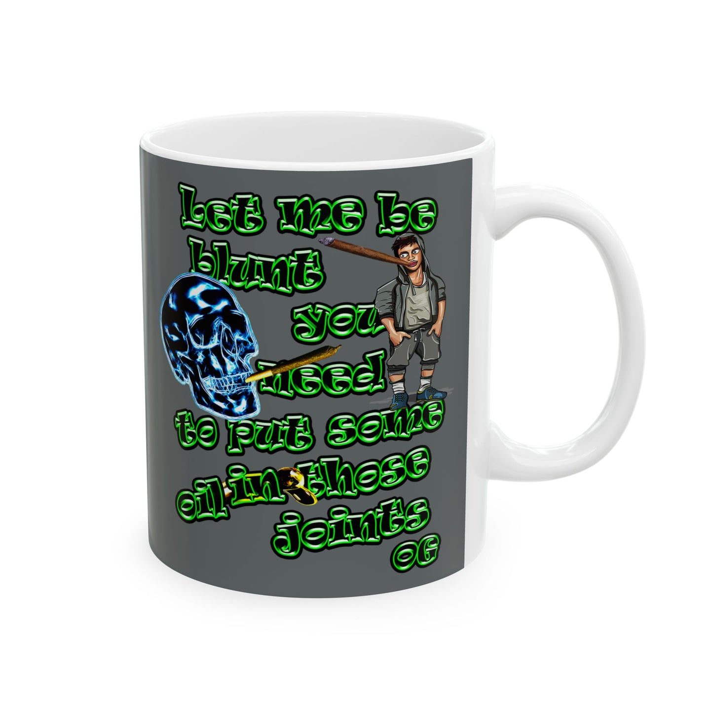 og - White Mug (dark grey)