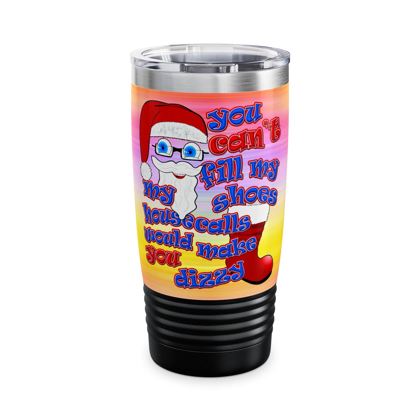santa's shoes - Ringneck Tumbler, 20oz (color blur)