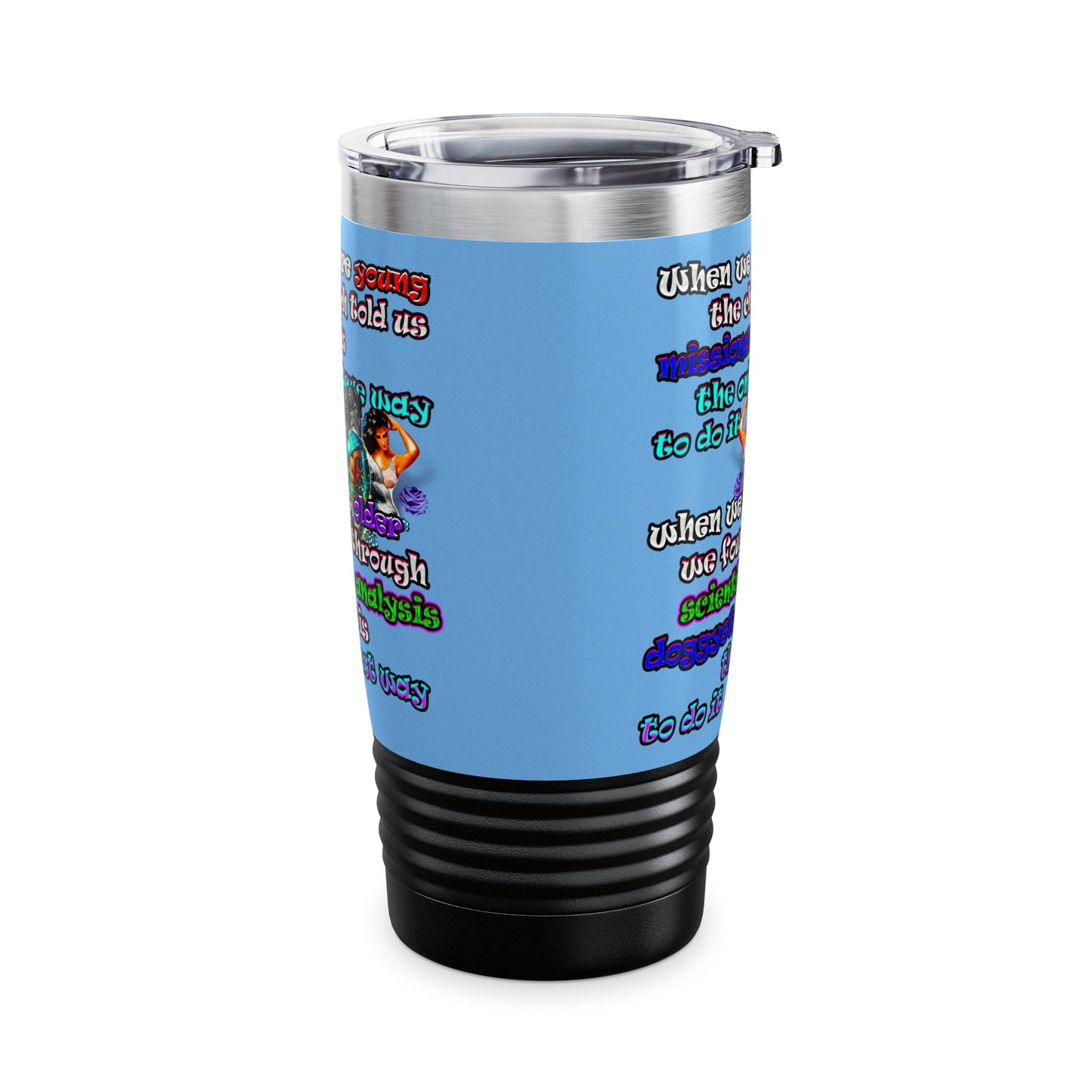 doggystyle - Ringneck Tumbler, 20oz (light blue)