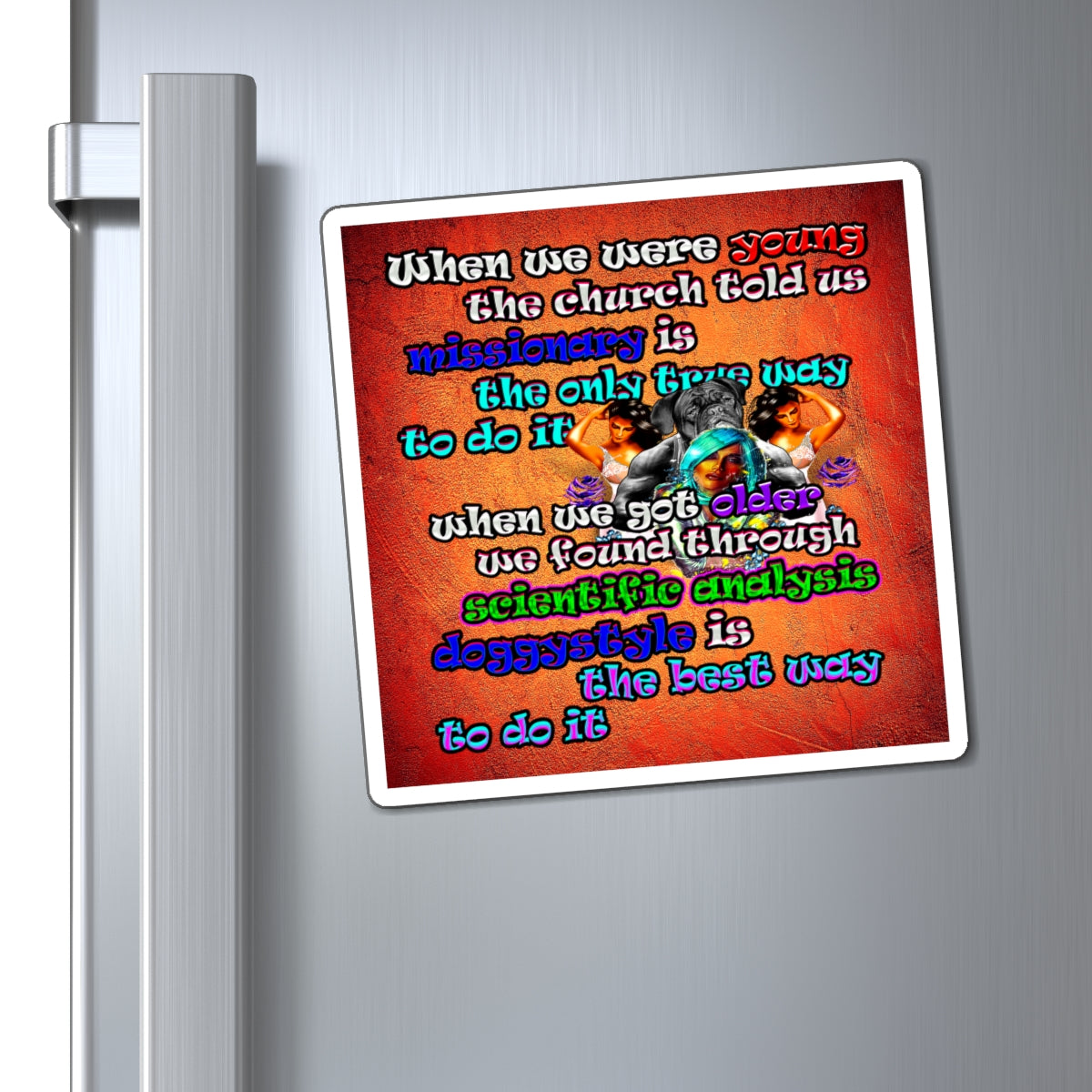 doggystyle - Magnets - (burnt orange)