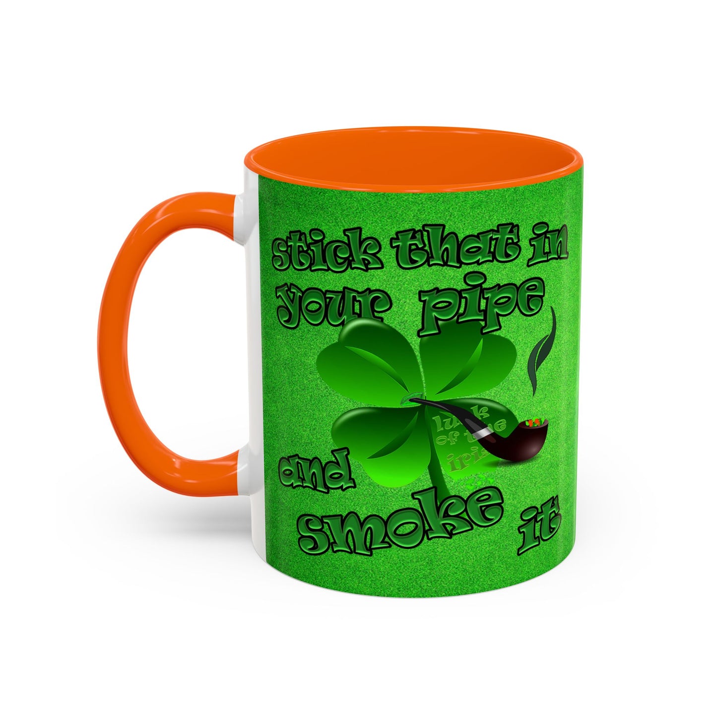 celtics logo - Accent Mug (green turf)