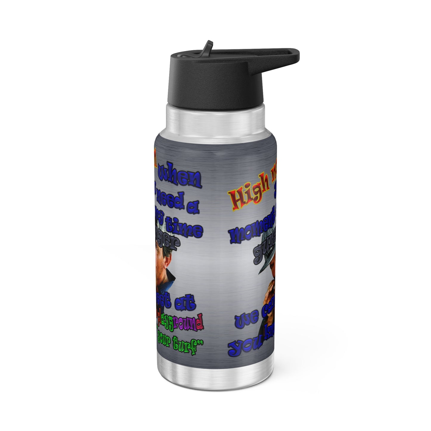 high noon - Gator Tumbler, 32oz  (brushed nickel)