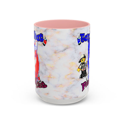 tag that - Accent Mug (white marble)