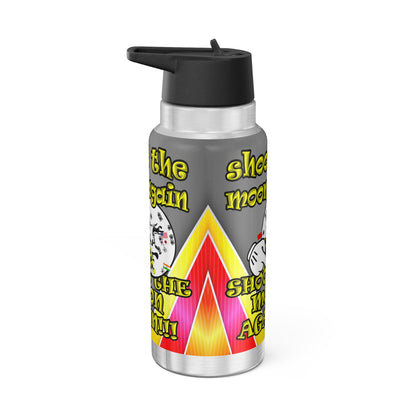 shoot the moon again - Gator Tumbler, 32oz  (rainbow split)