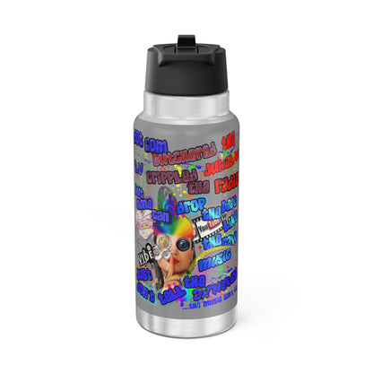 drop the beat - Gator Tumbler, 32oz (grey)