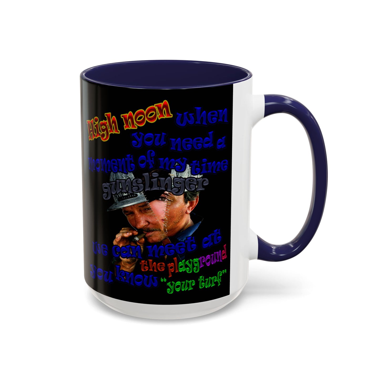 high noon - Accent Mug (black)