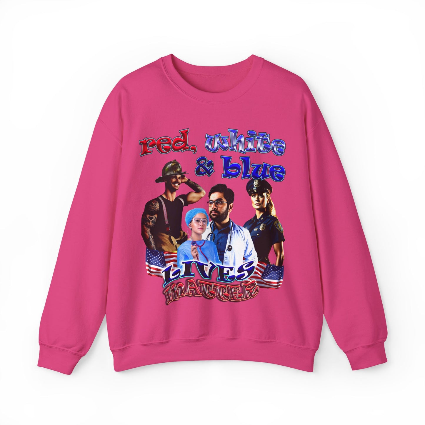 rw&b lives matter - Unisex Heavy Blend™ Crewneck Sweatshirt