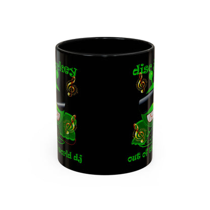 disc jockey - Accent Mug (black)