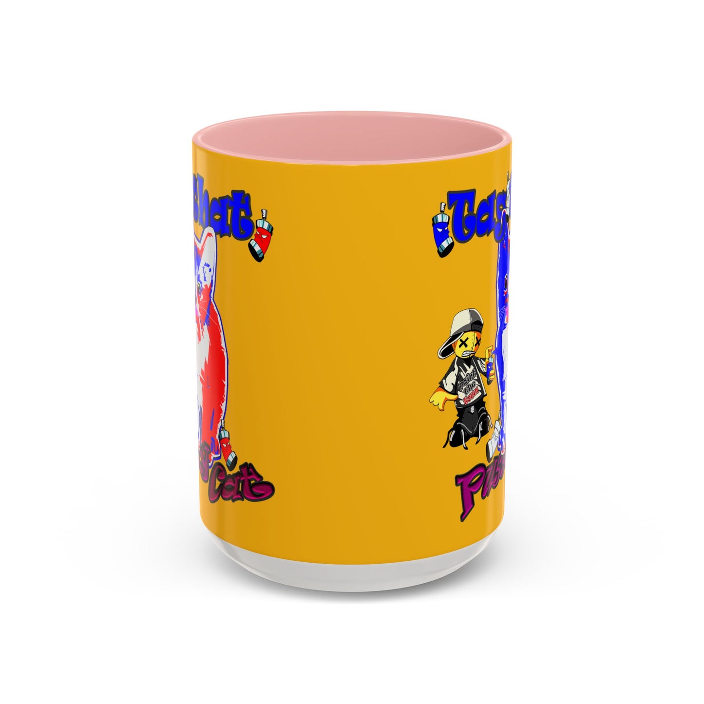 tag that - Accent Mug (yellow)