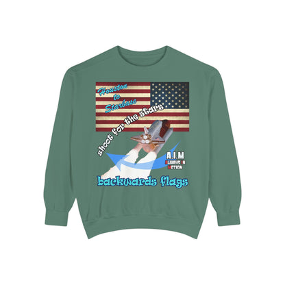 shoot for the stars - Unisex Garment-Dyed Sweatshirt