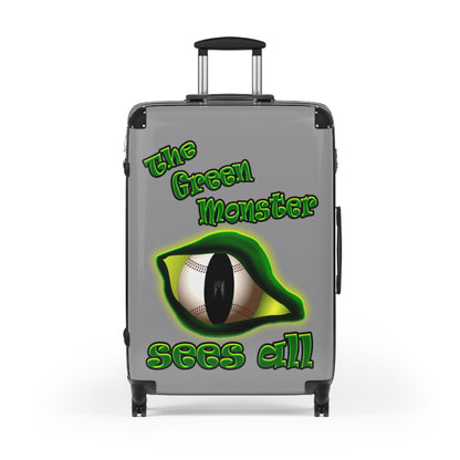 green monster - Suitcase (grey)