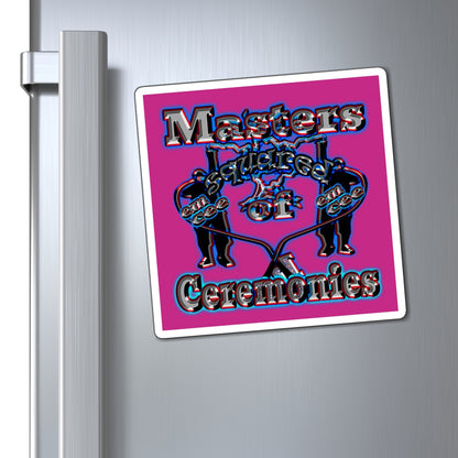 em cee squared - Magnets - (pink)