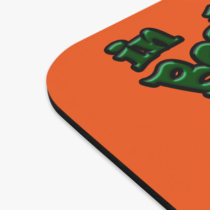 celtics logo - Mouse Pad (Rectangle) (orange)