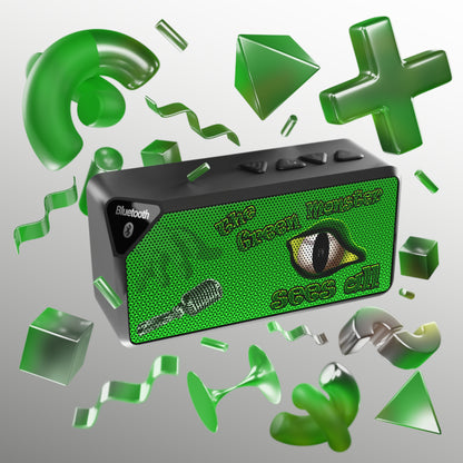 green monster - Jabba Bluetooth Speaker (logo green)