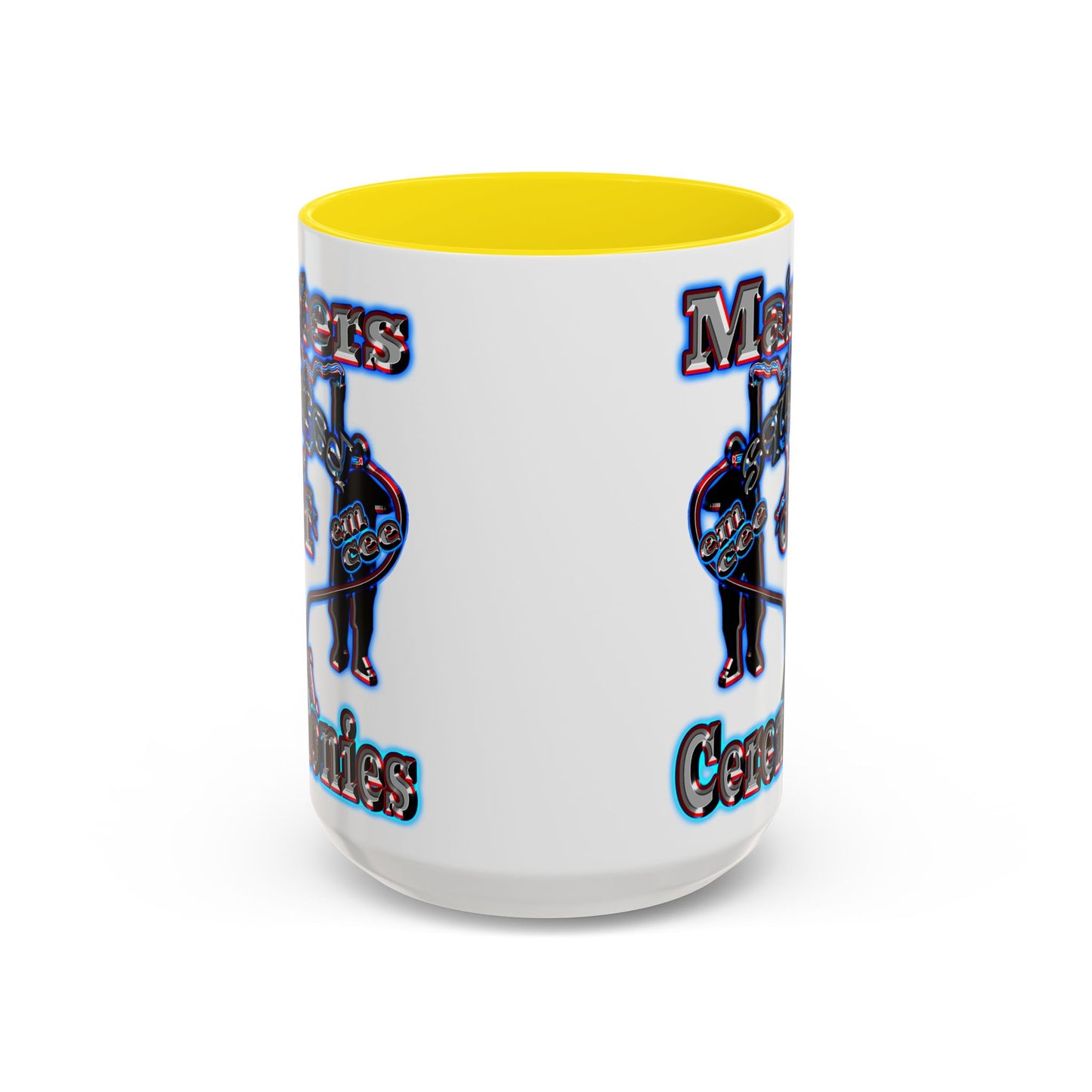 em cee squared - Accent Mug (white)