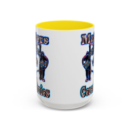 em cee squared - Accent Mug (white)