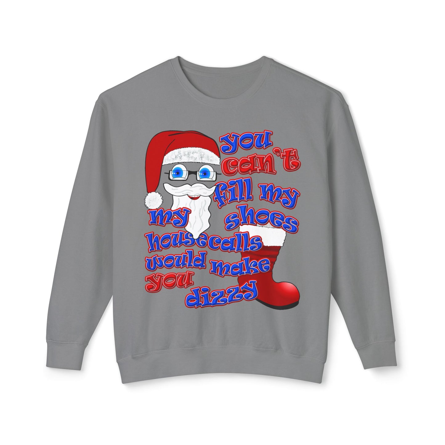santa's shoes - Unisex Lightweight Crewneck Sweatshirt
